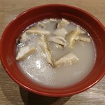 うまいものいっぱい いろはにほへと - 白湯スープ(無料)