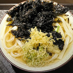 うどん038 - 岩のりうどん＋天かす