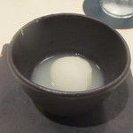 食堂セゾンドール - 梨のソルベとスープ