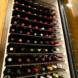 Over 70 types of wine and champagne available