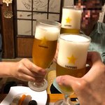 やまめ庵 - かんぱーい(^^)