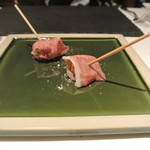 リストランテ カノフィーロ - カリフォルニア産黒イチジクと生ハム