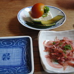 鮨 笹元 - 2011年8月訪問時：おまかせ：つきだし