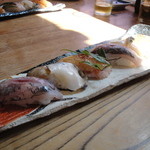 鮨 笹元 - 2011年8月訪問時：おまかせ：握り（二人分）