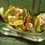 レストラン バカール - 日本各地から取り寄せた有機野菜
