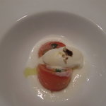 ape - 自然放牧された養老牛の牛乳のリコッタのソルべ