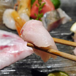 Nodoguro Semmon Ginza Nakamata - ☆お造り
                        のどくろ刺身・薄造り　
                        鮮魚5点盛り合わせ