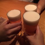 大どころ - ビールで乾杯