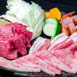 ◇Miyazaki Yakiniku (Grilled meat) Set (2-3 servings)◇