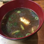 谷町 一味禅 - いちみぜん特製赤だし（￥200）