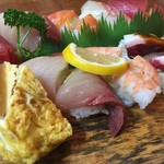 谷町 一味禅 - 寿司 盛り合わせ（￥1700）