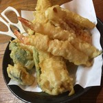 谷町 一味禅 - 天ぷら盛り合わせ（￥1200）