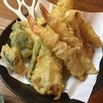 谷町 一味禅 - 天ぷら盛り合わせ（￥1200）