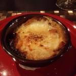 アンティーカ トラットリーア フォルトゥーナ グランデ - 鹿のコンソメのオニグラ