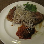 肉の万世 本店 - ねぎパーコー