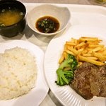 JICA関西 - ステーキセット(950円)