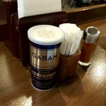 中華そば こびき - 卓上セッティング