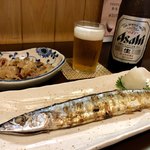 おばんざい ちくさ家 - 秋刀魚の塩焼き