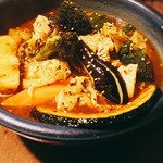 アジアンスープカリー べす - 2018/7  フイッシュフライ＆焼チーズカリーのアップ