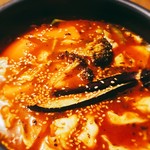 アジアンスープカリー べす - 2018/7  フイッシュフライ＆焼チーズカリーのアップ