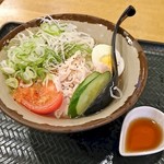 Sanuki Yasubee - 冷やしとり塩うどん　６８０円