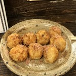 大阪イギー - おかわりのたこ焼とスジ焼きの5個ハーフ