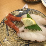 大起水産回転寿司 - 赤エビ肉厚でコリコリ‼️