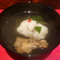 賛否両論 - 鱧と焼き舞茸のお椀
