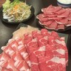Nikuyanoshabushabu - 料理写真:最初のお肉と野菜