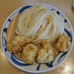 与喜饂飩 - かしわ天ざるうどん