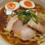 鶏と魚 - 味玉煮干醤油らぁ麺 手もみ麺