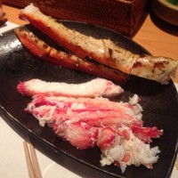 かに道楽 銀座八丁目店 - 茹でタラバガニ