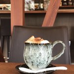 中屋敷珈琲茶舗 なかちゃ - カプチーノ   300円！
