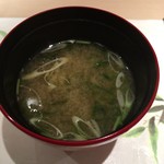 鮨 水月 - お味噌汁