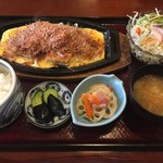 ぐるめかん大勝 - 豆腐ステーキセット