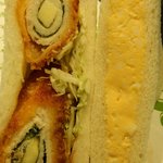 Sandoicchihausu Meruhen - チーズチキン大葉巻き（タマゴ）　アップ