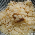 うどん すだち屋 - アゲときのこの炊き込みごはん