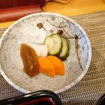 町田 うなぎ流木 - お新香