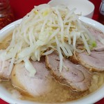 ラーメン二郎 - 小豚麺カタメ少なめノーコール