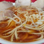 ラーメン二郎 - あいかわらず麺の量は「少なめ」じゃあないよなあ(^^;