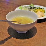 チャイディー - スープとサラダ