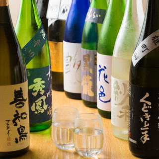 ◇日本酒充実◇常時30種を超える品揃え！限定品に出会える事も