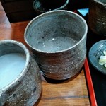 そば くら富 - 〆は鹿児島芋焼酎「伊佐美」の蕎麦湯割り