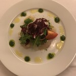 和歌山産メイテダイのカルパッチョ。
          美味し。