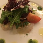 ビストロ コティディアン - 和歌山産メイテダイのカルパッチョ。
      美味し。