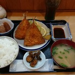 福冨 - アジフライ定食￥830-