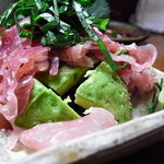 居酒屋 ゆうちゃん - アボカド生ハムあっぷ