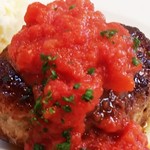 自家製ハンバーグ：アップ