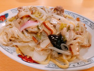 銀座 吉宗 - 小盛皿うどん 太麺