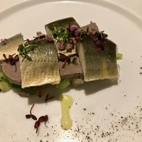 オステリア・オリエーラ - 鮎の冷製 鮎のテリーヌときゅうりのインサラータ